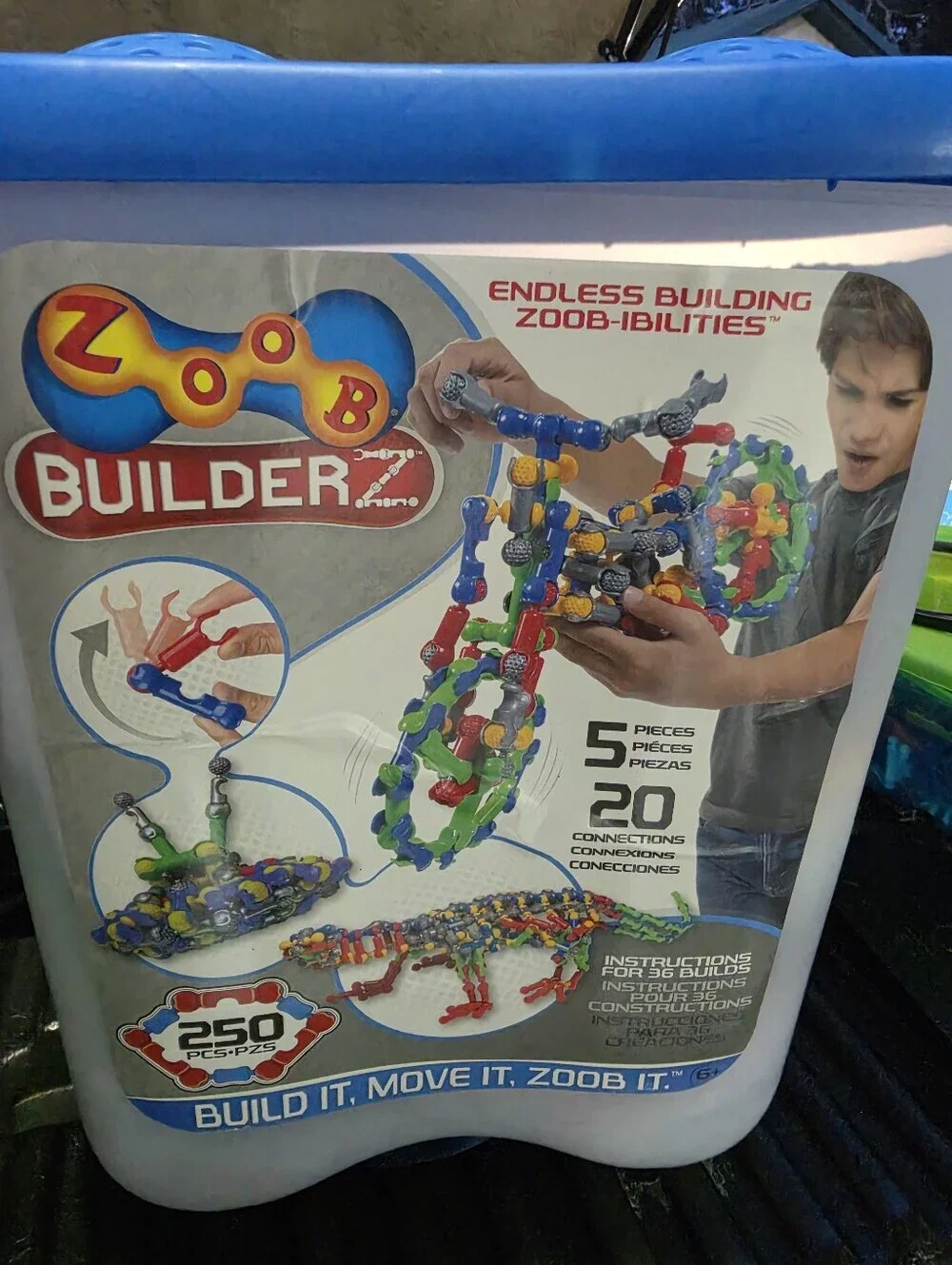Zoobs Building Toys, Over 500 Assorted Pieces,